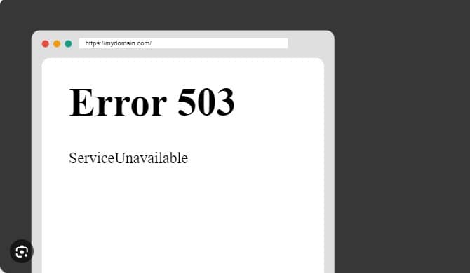 503 Service Unavailable